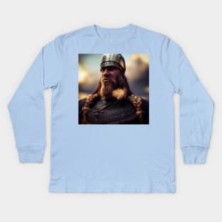 Viking Raider Kids Long Sleeve T-Shirt